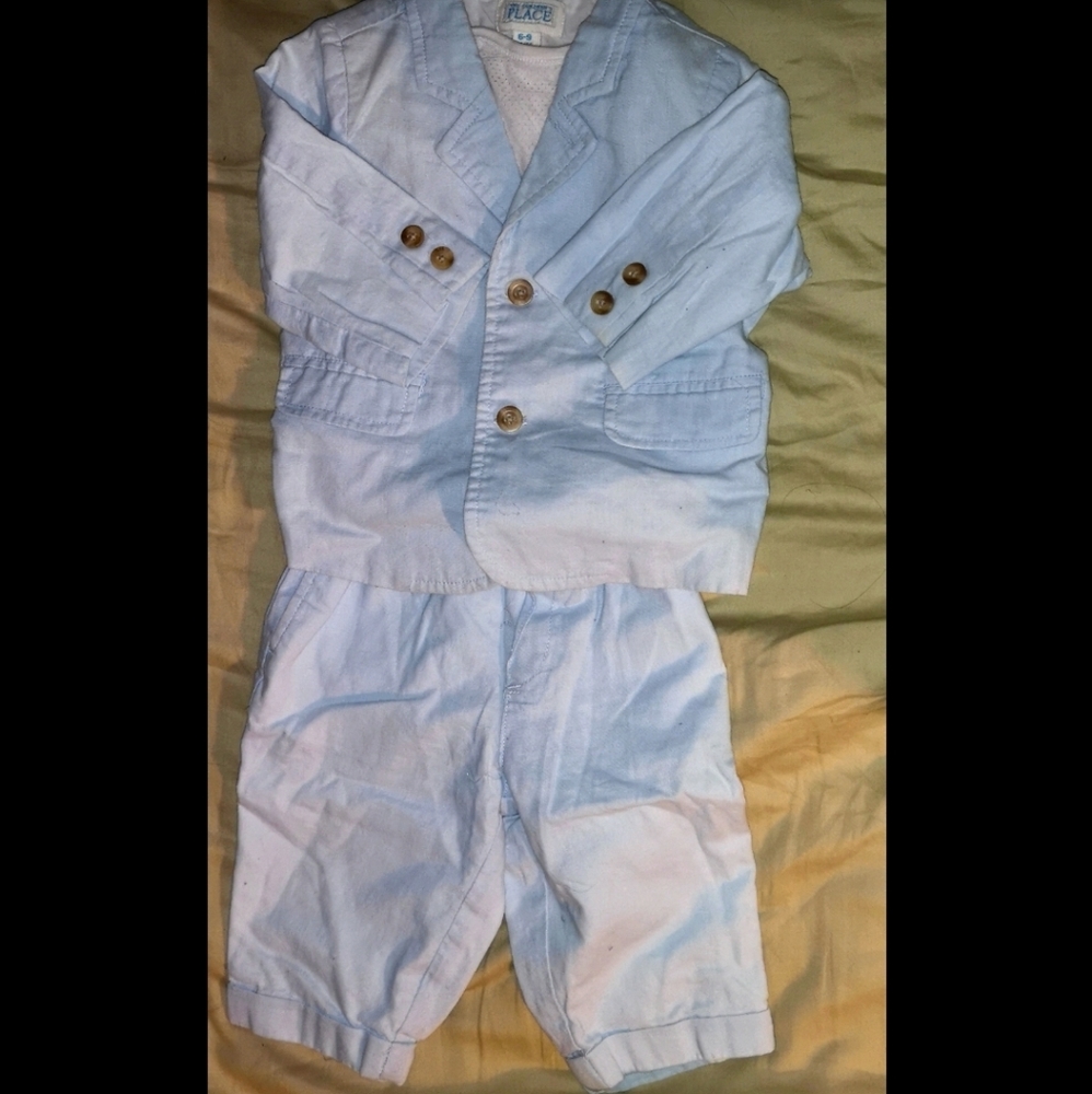 ❤️ 🎉HOST PICK🎉 Children's Place 6-9 mo Blue Suit